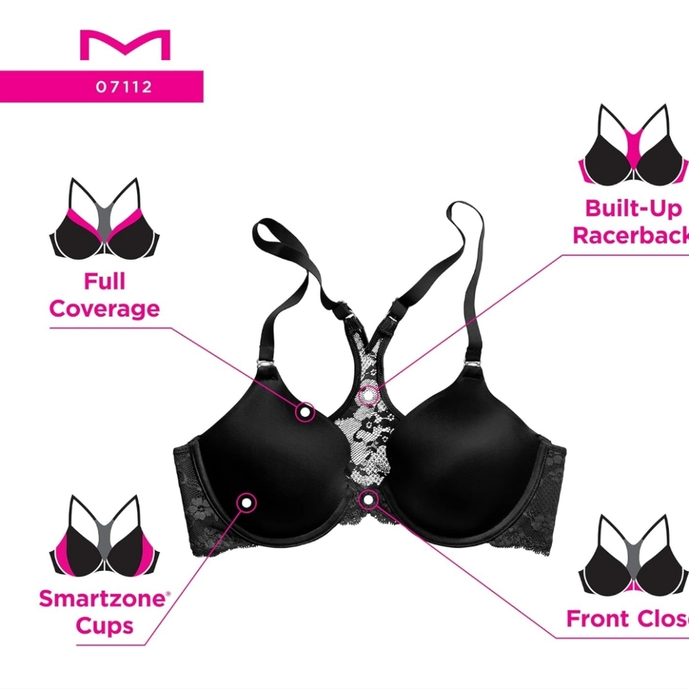 Maidenform Fab Fit Everyday Full Coverage Racerback Bra 34D